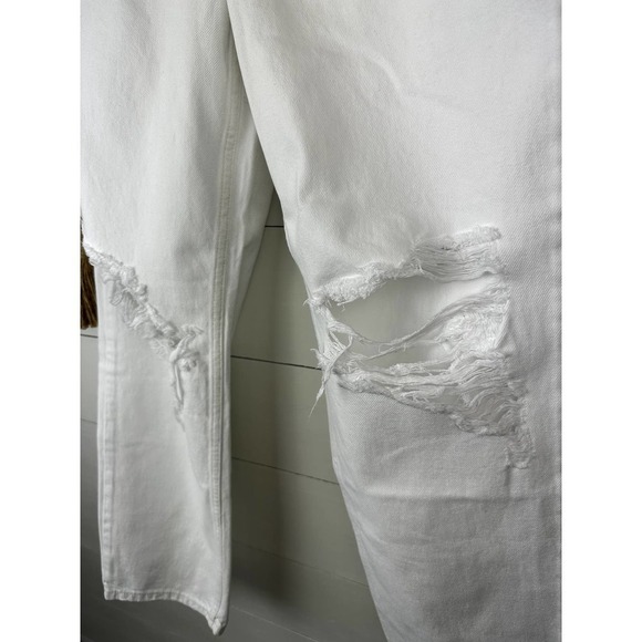 NWT Good American 90's Duster High waist jean White sz 2 - Picture 2 of 7